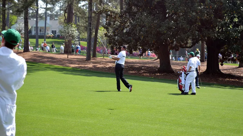Jim Furyk tijdens een golftoernooi, archiefbeeld uit 2015