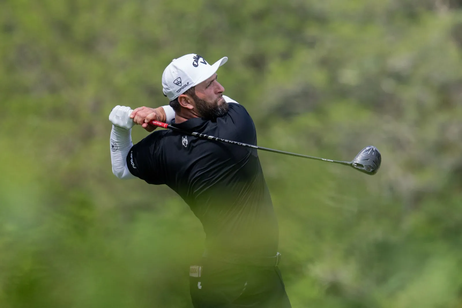 Jon Rahm tijdens een LIV Golf-toernooi in 2026