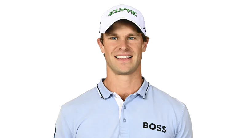 Thomas Detry, een van drie Nederlands-Belgische golfers in het veld voor het BMW PGA Championship op Wentworth