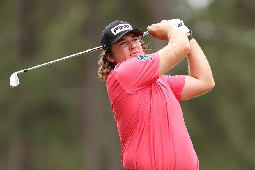 Neal Shipley slaat af tijdens een ronde op de PGA Tour