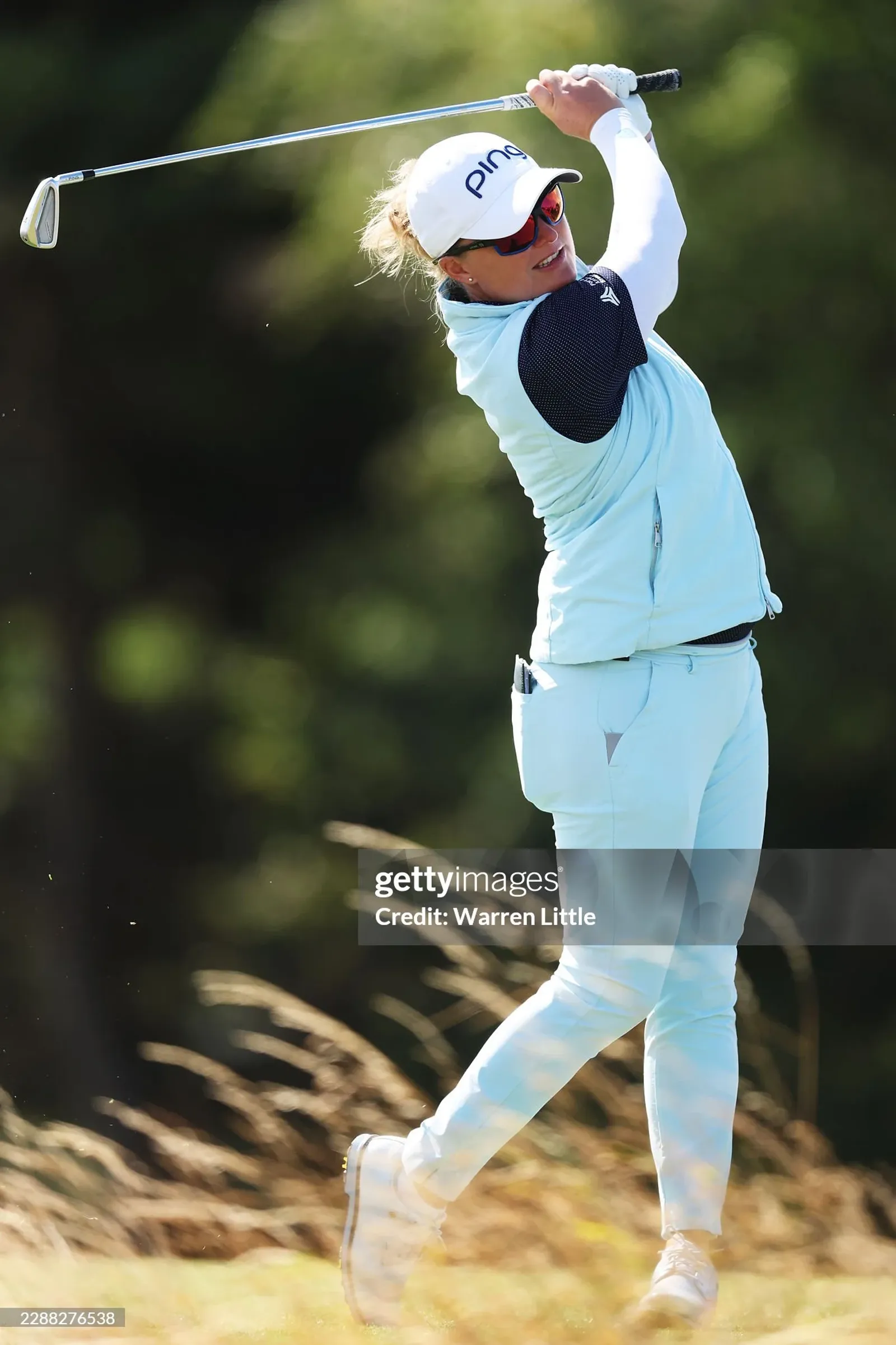 Manon De Roey tijdens de AIG Women's Open 2026