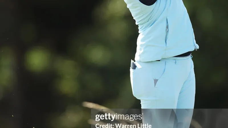 Manon De Roey tijdens de AIG Women's Open 2026