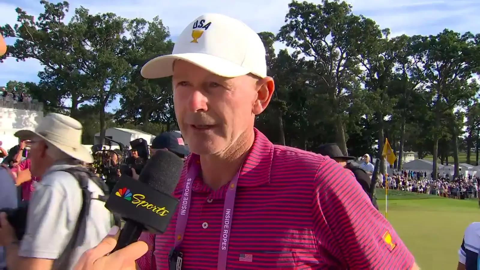 Brandt Snedeker tijdens de Presidents Cup 2026