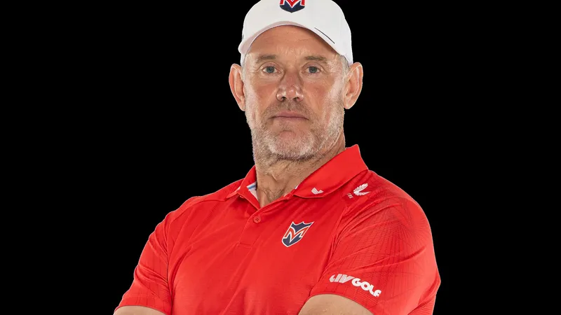 Lee Westwood tijdens een LIV Golf-toernooi in 2026
