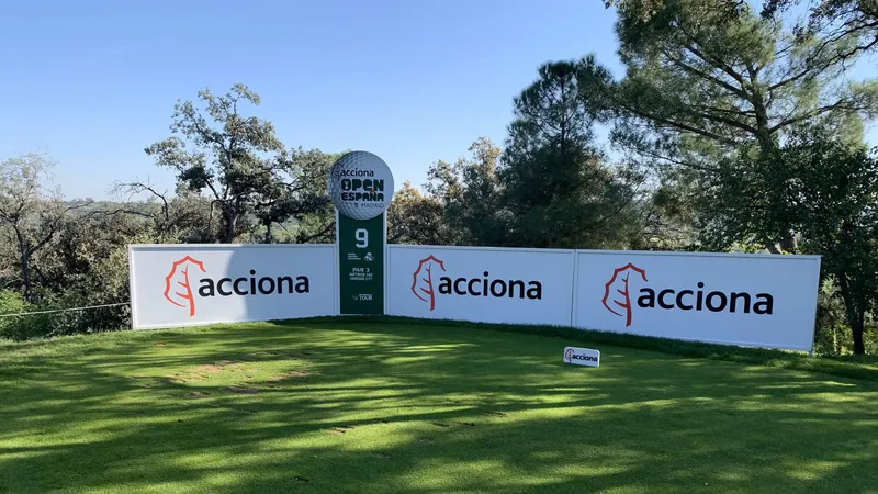 Tee van hole 9 op Club de Campo Villa de Madrid tijdens de Open de España, archiefbeeld editie 2023