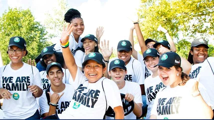 Leerlingen van het I PROMISE-programma van de LeBron James Family Foundation in Akron