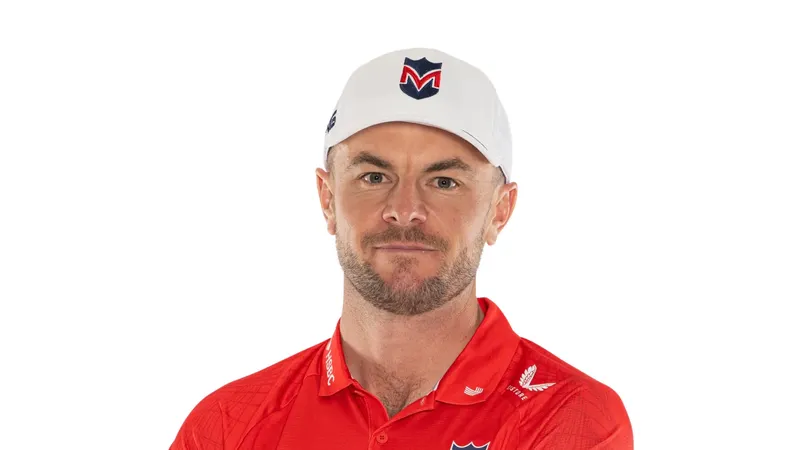Laurie Canter tijdens LIV Golf Indianapolis 2026