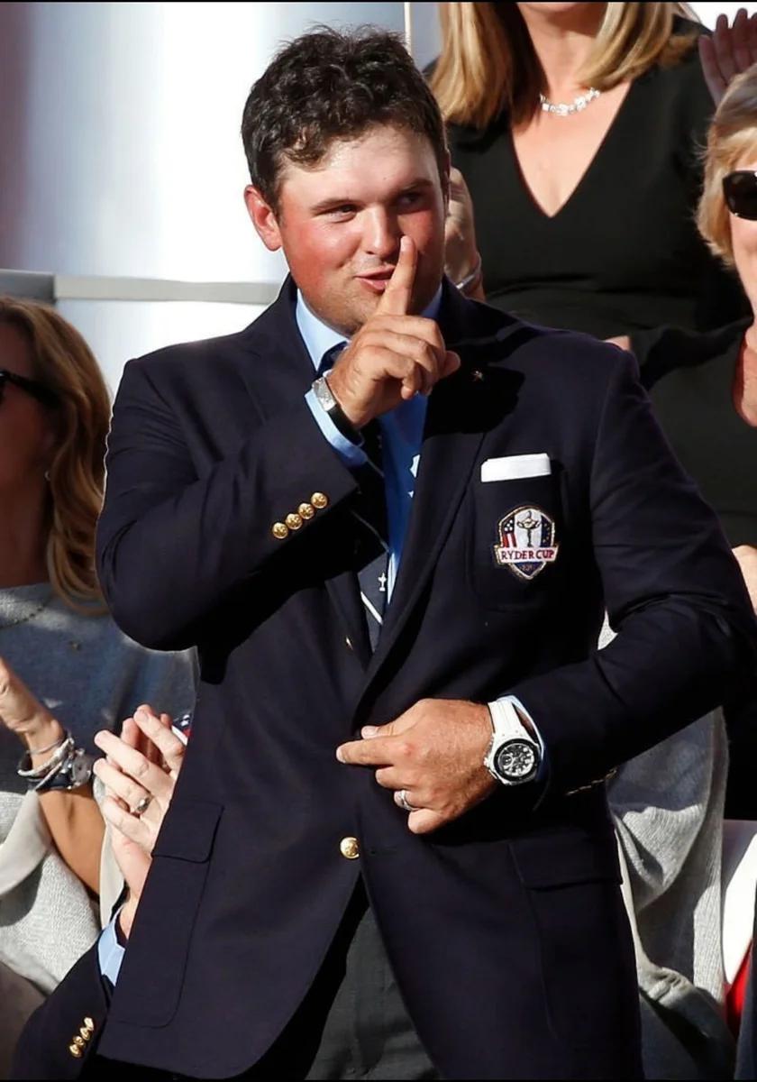 Patrick Reed tijdens de Ryder Cup van 2018