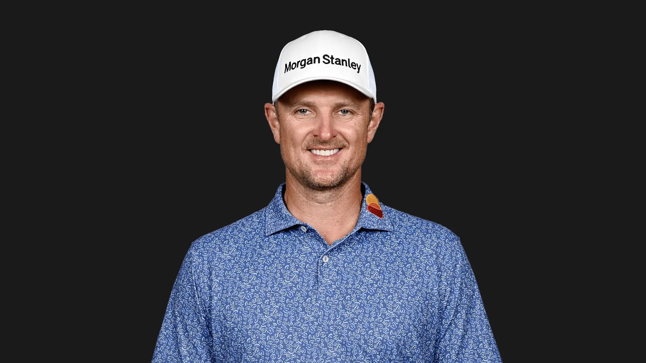Justin Rose tijdens een moment op de DP World Tour