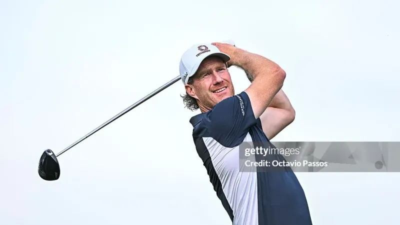 Wil Besseling tijdens de vierde ronde van het Dormy Open 2026 op Kristianstad Golf Club
