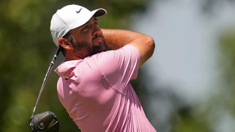 Scottie Scheffler tijdens de FedEx St. Jude Championship 2026
