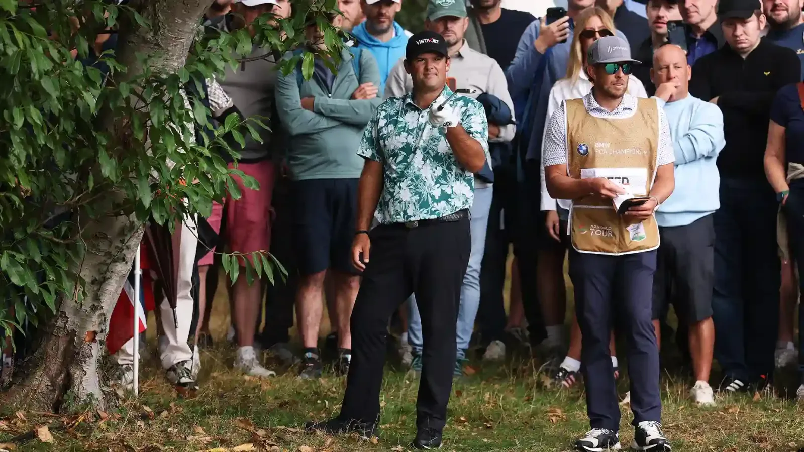 Patrick Reed tijdens het BMW PGA Championship op Wentworth