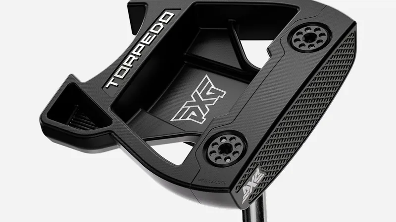 PXG Torpedo ZT putter in zwart met gefreesd Pyramid-faceontwerp