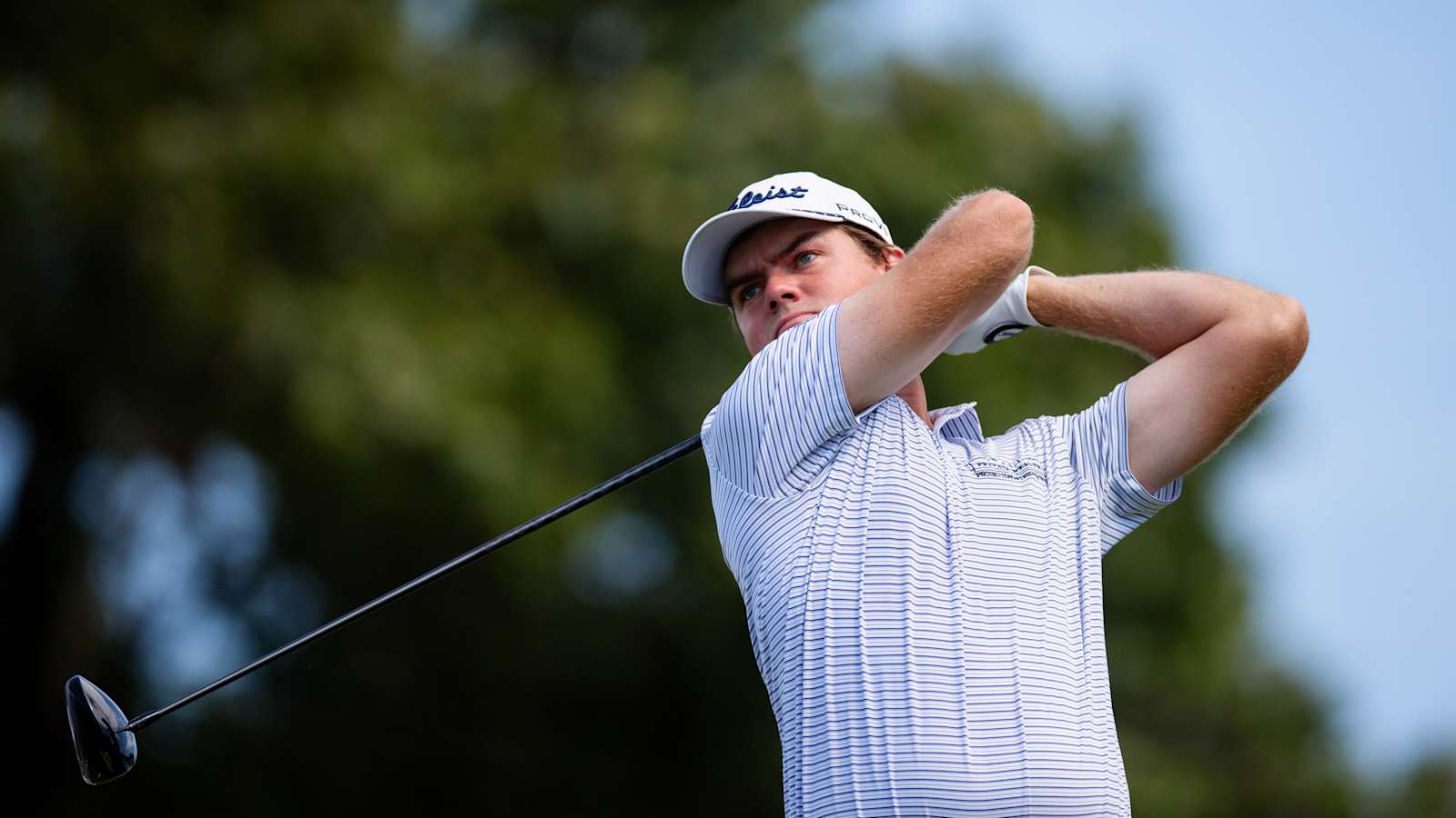 Austin Hitt slaat af tijdens de Compliance Solutions Championship in 2025 (archiefbeeld)