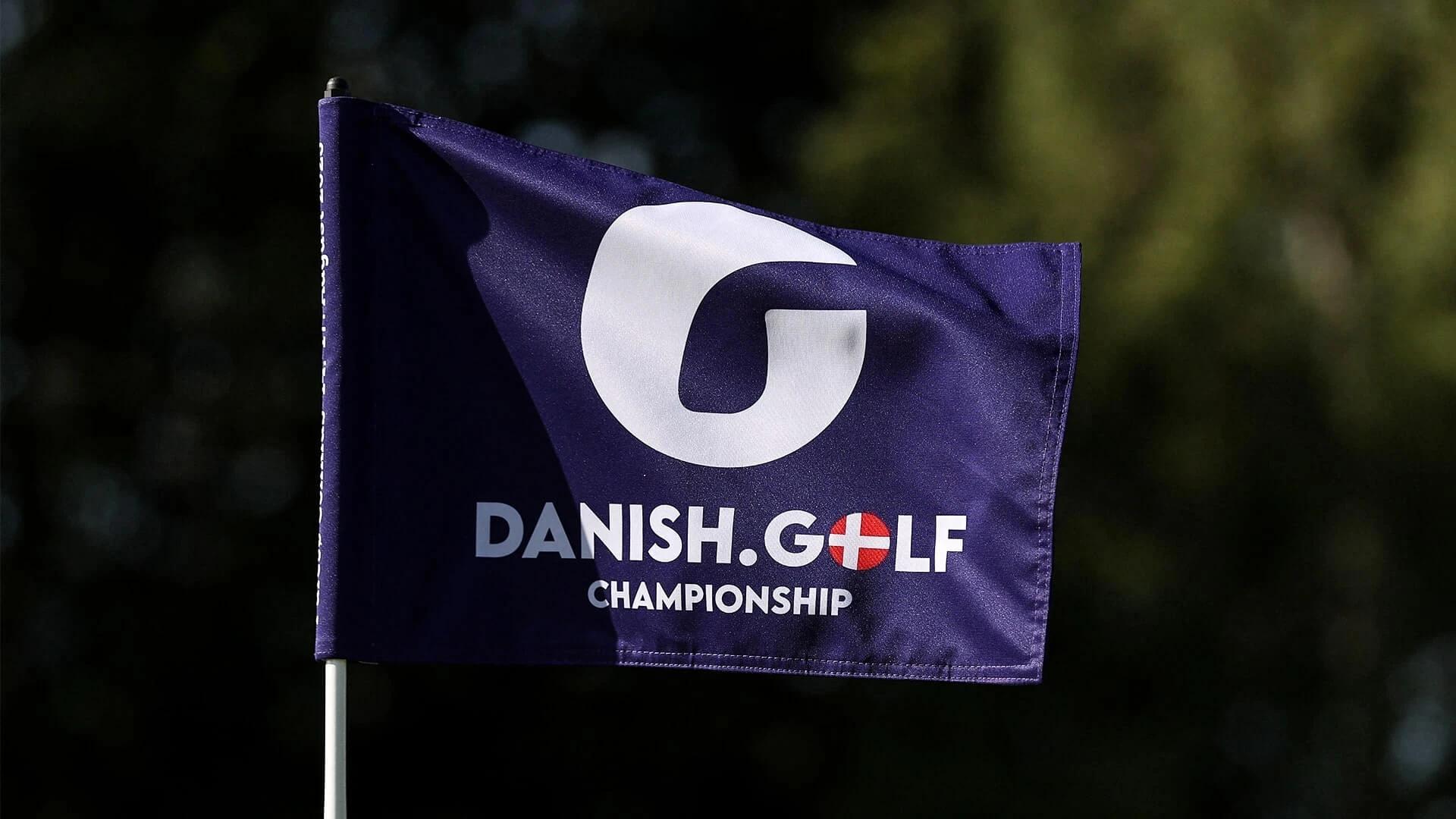 Vlag van het Danish Golf Championship 2026 op Great Northern
