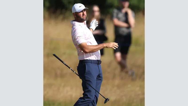 Scottie Scheffler tijdens een PGA Tour-toernooi