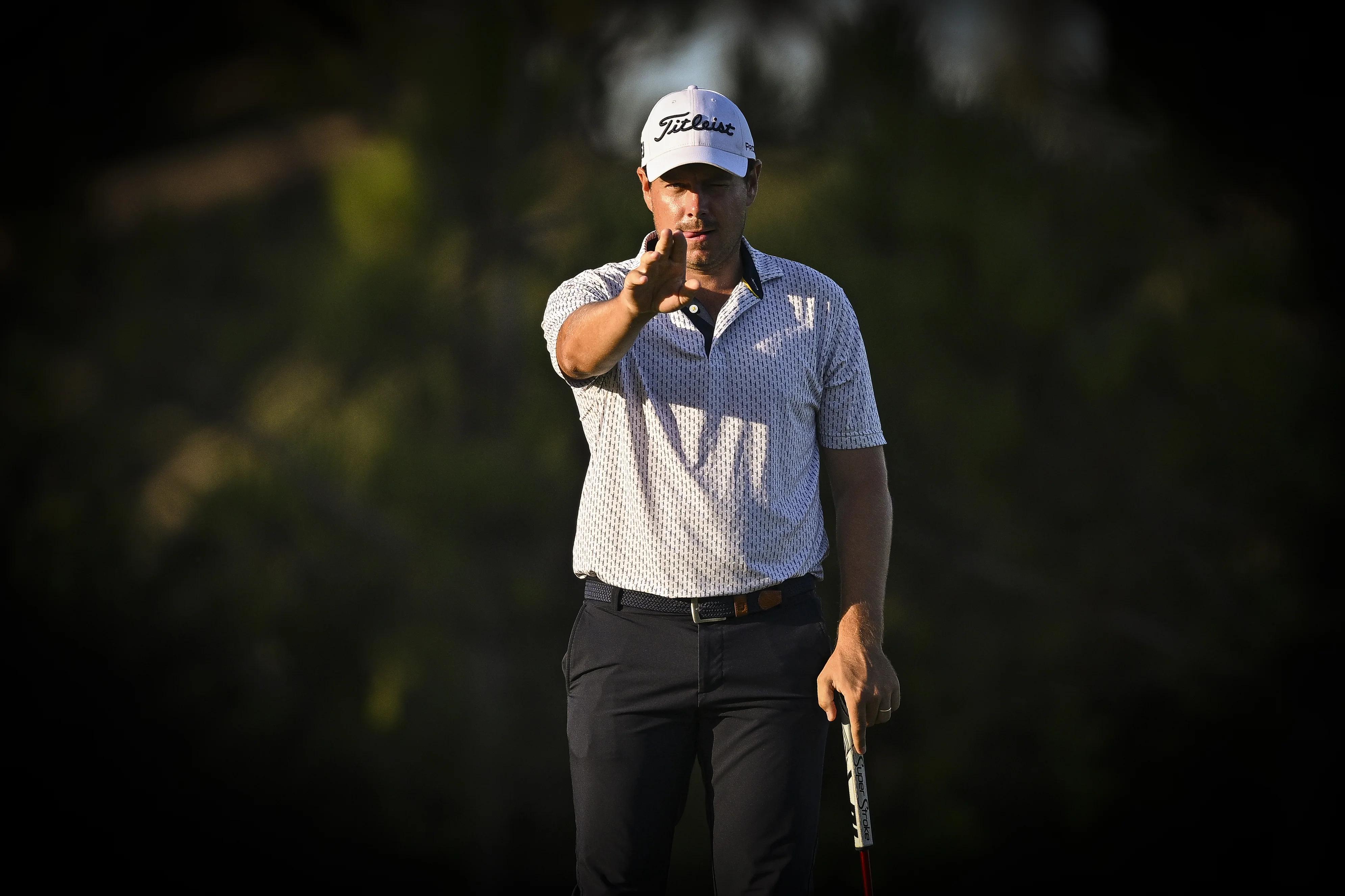 Lars van Meijel tijdens een eerdere editie van de Open de Portugal