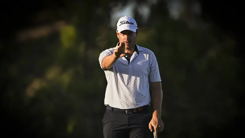 Lars van Meijel tijdens een eerdere editie van de Open de Portugal