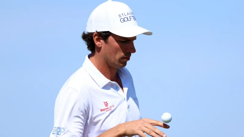 Félix Mory tijdens de eerste ronde van het Danish Golf Championship 2026
