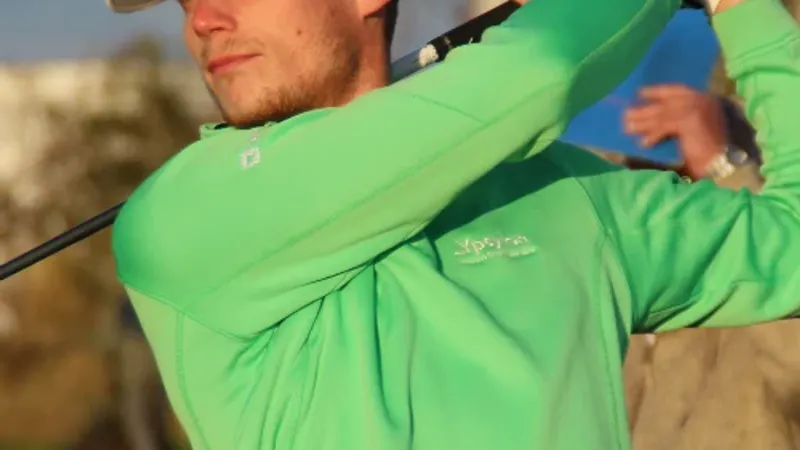 Michel van Zijl, golfer op de Pro Golf Tour