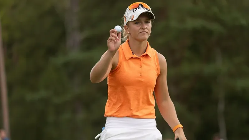 Romy Meekers tijdens het Dutch Ladies Open 2024