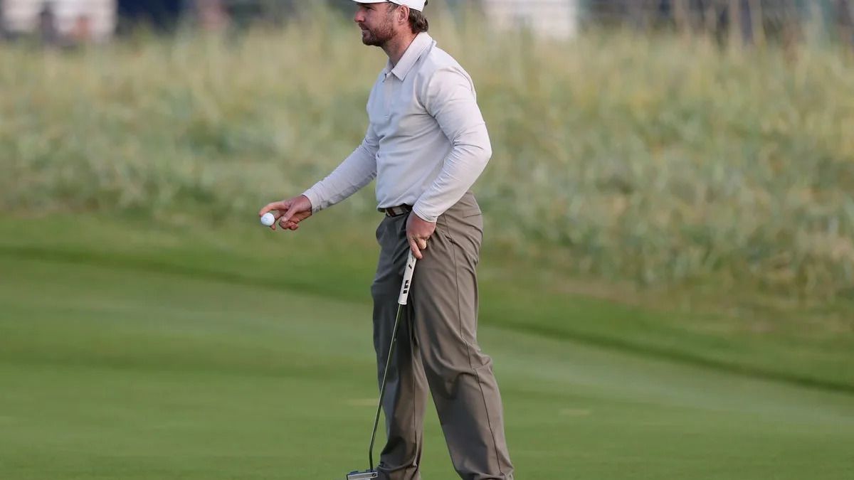 Michael Stewart tijdens de Alfred Dunhill Links Championship 2026
