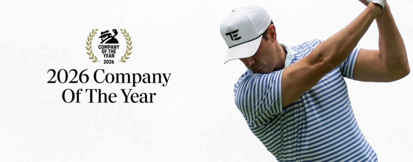Officiele MyGolfSpy Company of the Year 2026-graphic, toegekend aan Tour Edge