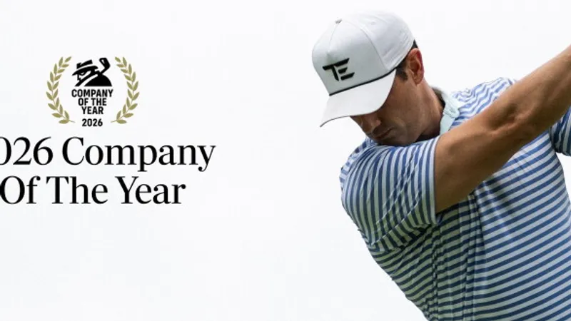 Officiele MyGolfSpy Company of the Year 2026-graphic, toegekend aan Tour Edge