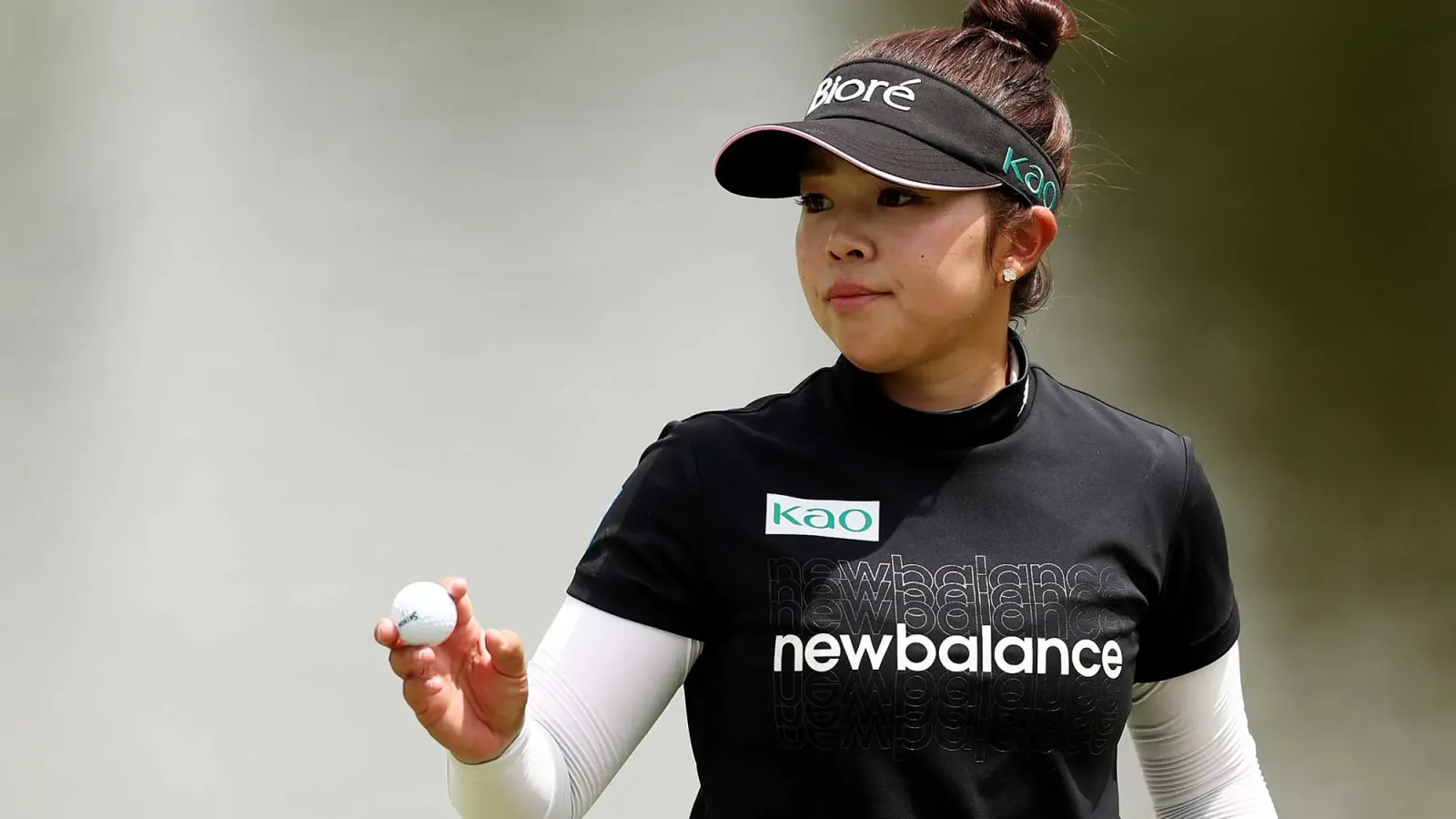 Miyu Yamashita tijdens de Maybank Championship op Kuala Lumpur Golf & Country Club