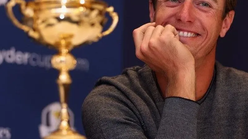 Nicolas Colsaerts met de Ryder Cup