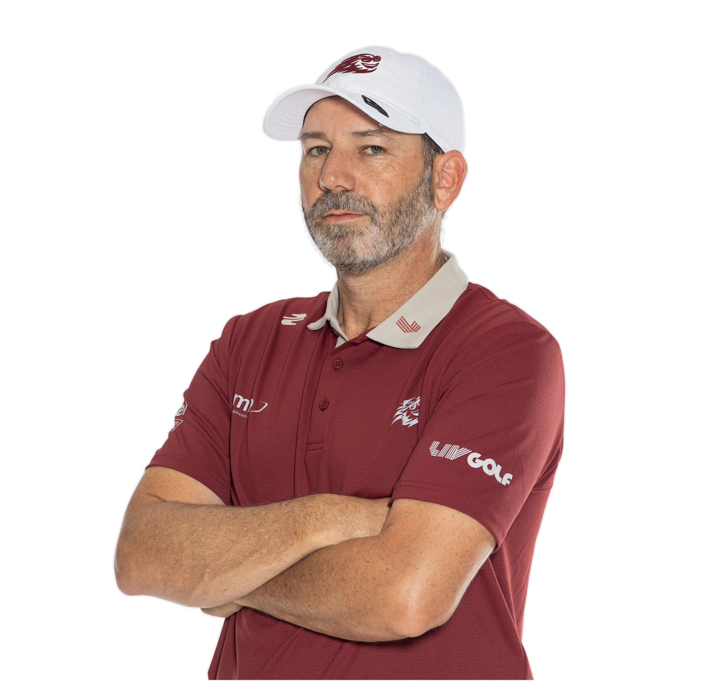 Sergio García tijdens een golftoernooi