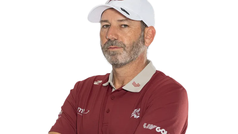 Sergio García tijdens een golftoernooi