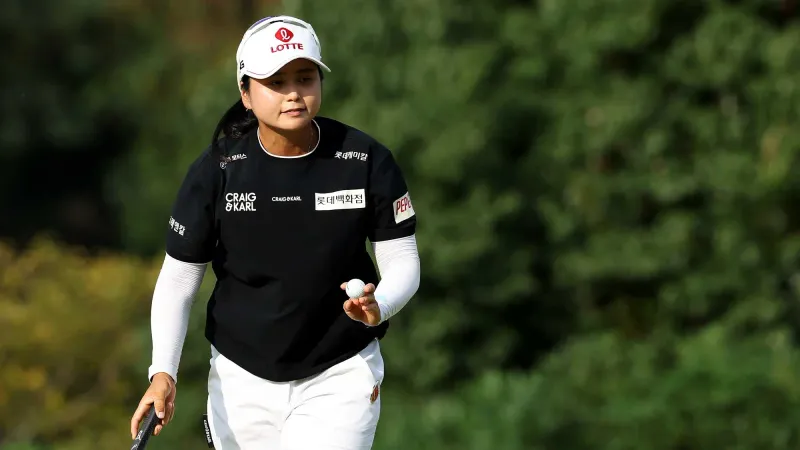 Hye-Jin Choi tijdens de Buick LPGA Shanghai
