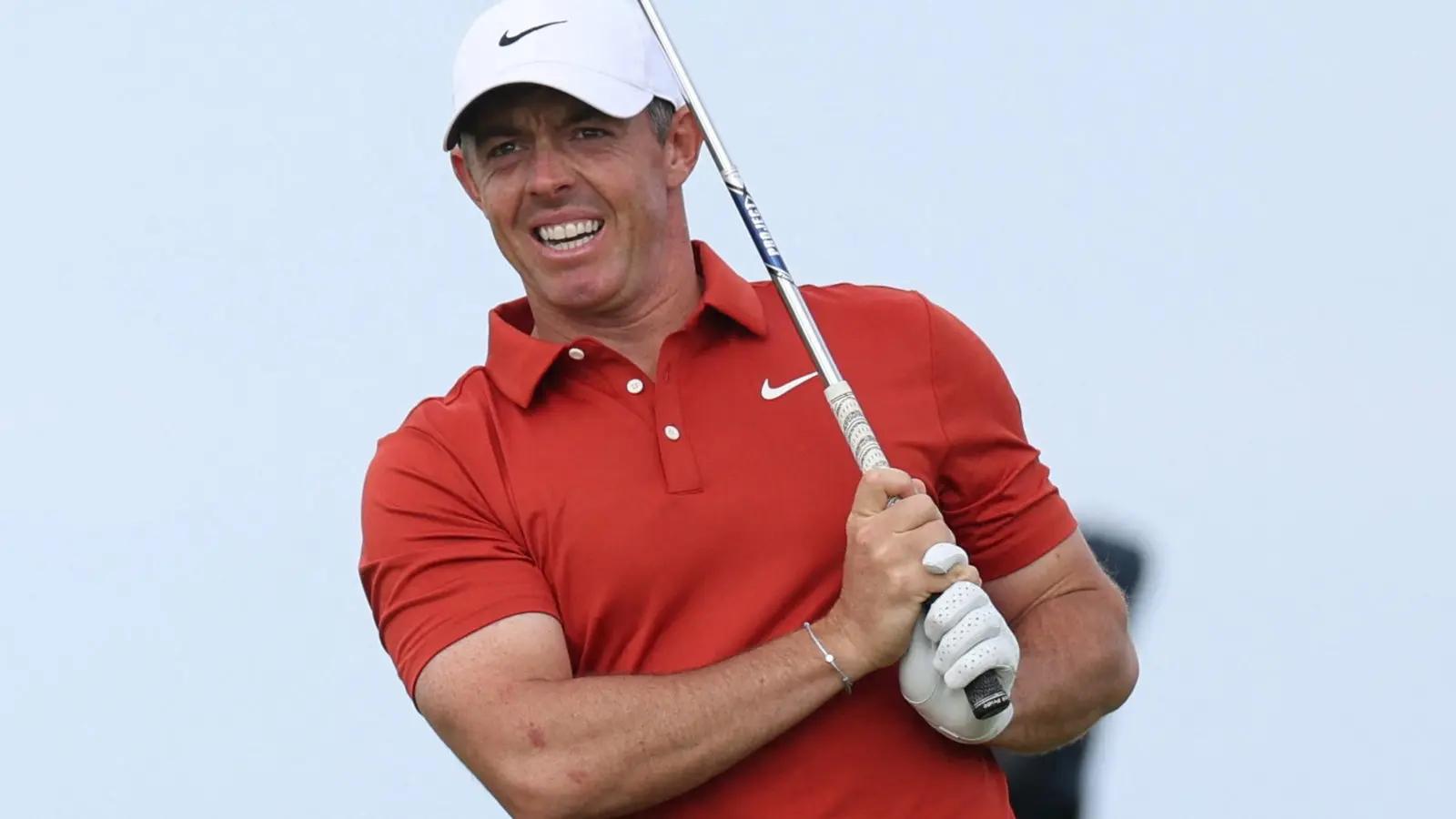 Rory McIlroy slaat af tijdens een toernooi eerder dit seizoen
