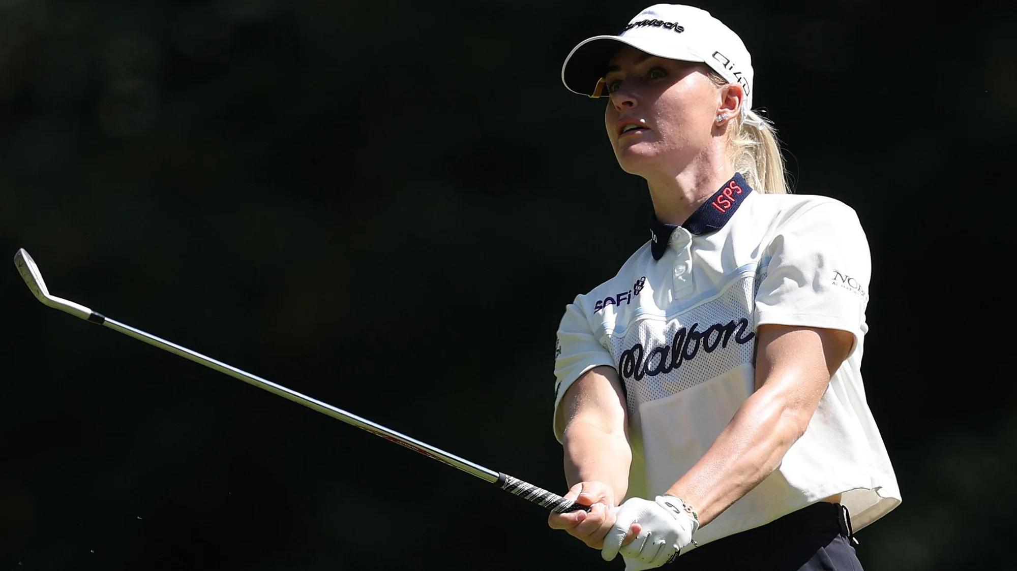 Charley Hull tijdens de PIF London Championship 2026