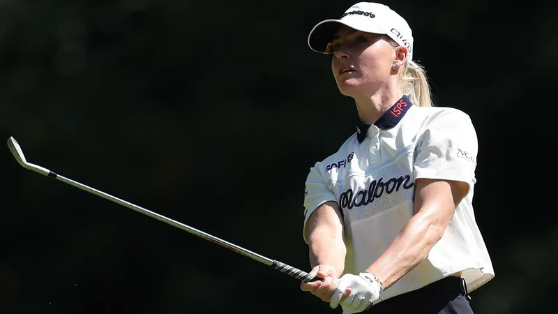 Charley Hull tijdens de PIF London Championship 2026