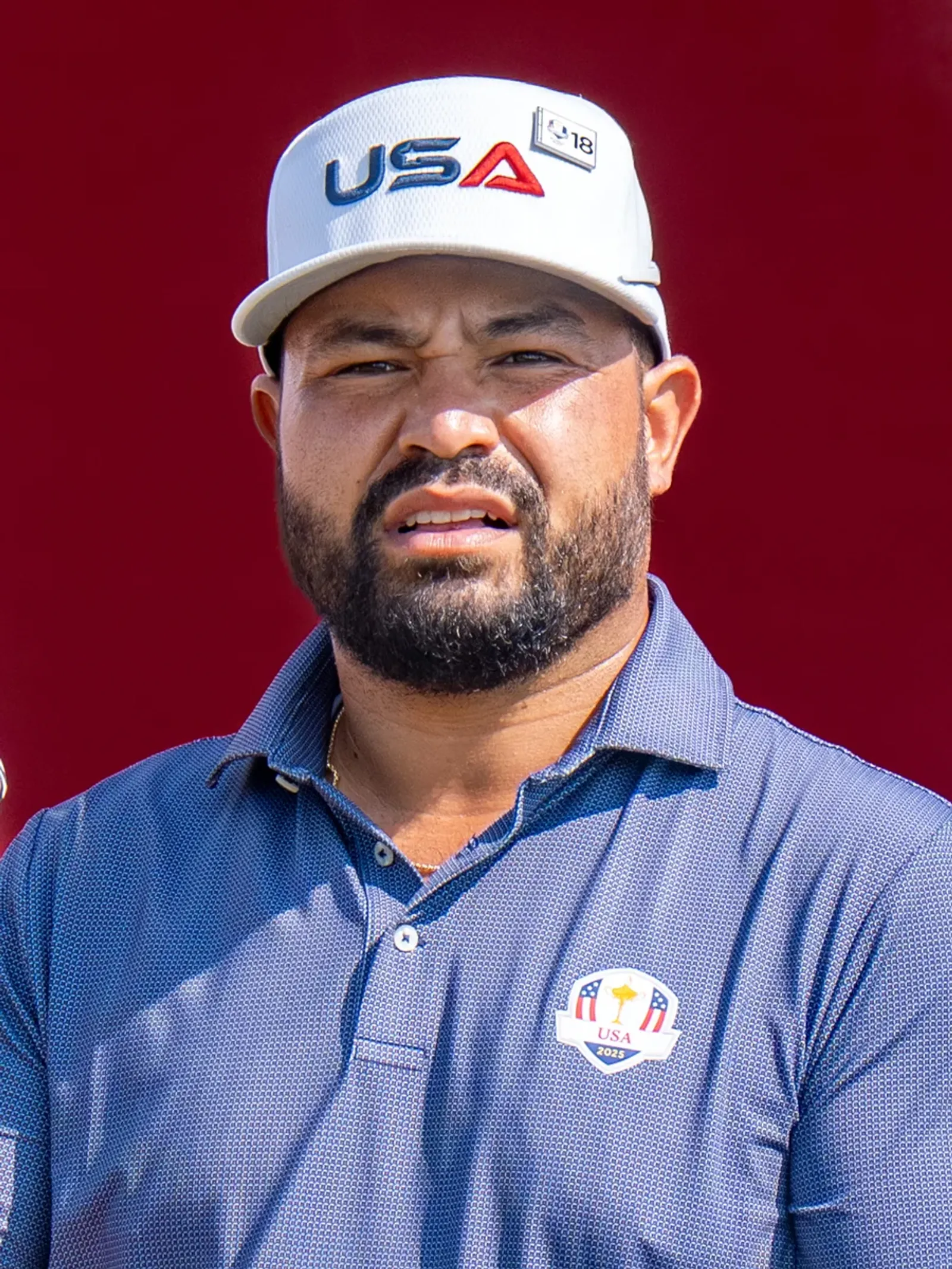J.J. Spaun tijdens de Ryder Cup van 2025