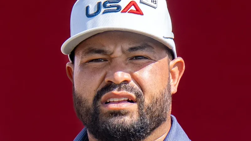 J.J. Spaun tijdens de Ryder Cup van 2025