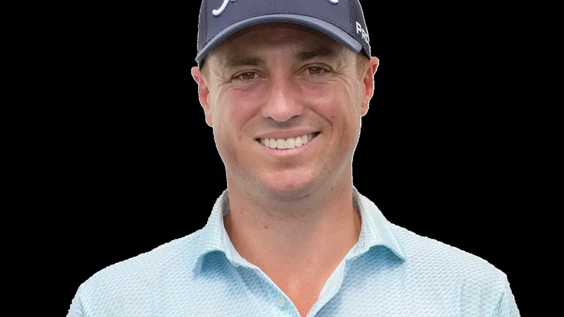 Justin Thomas, op een officiele foto van de PGA Tour