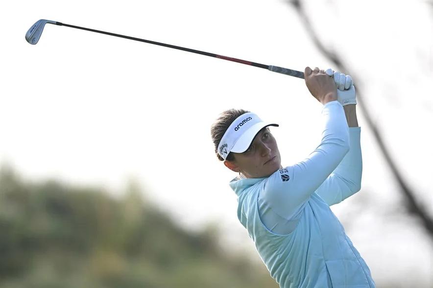 Anne van Dam tijdens een LPGA/LET-toernooi in 2026