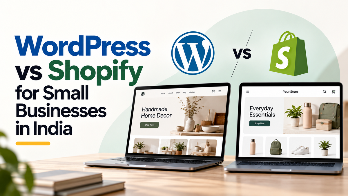 WordPress vs Shopify for Small Businesses in India