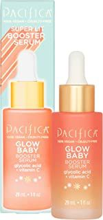 Pacifica Beauty, Glow Baby Booster Serum For Face, Vitamin C and Glycolic acid, Brightens and Supports, For All Skin Types, Fragrance Free, Clean Skin Care, Vegan and Cruelty Free