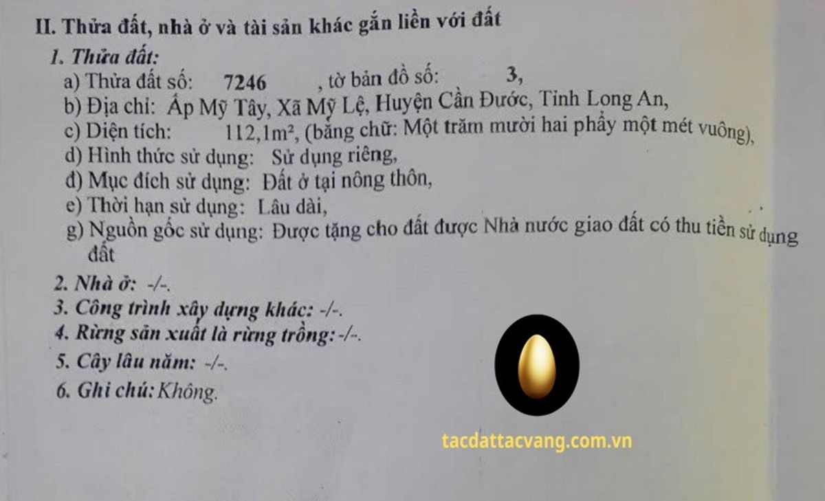 Nền 112m2 (ngang 4m dài 28m) đường số 3