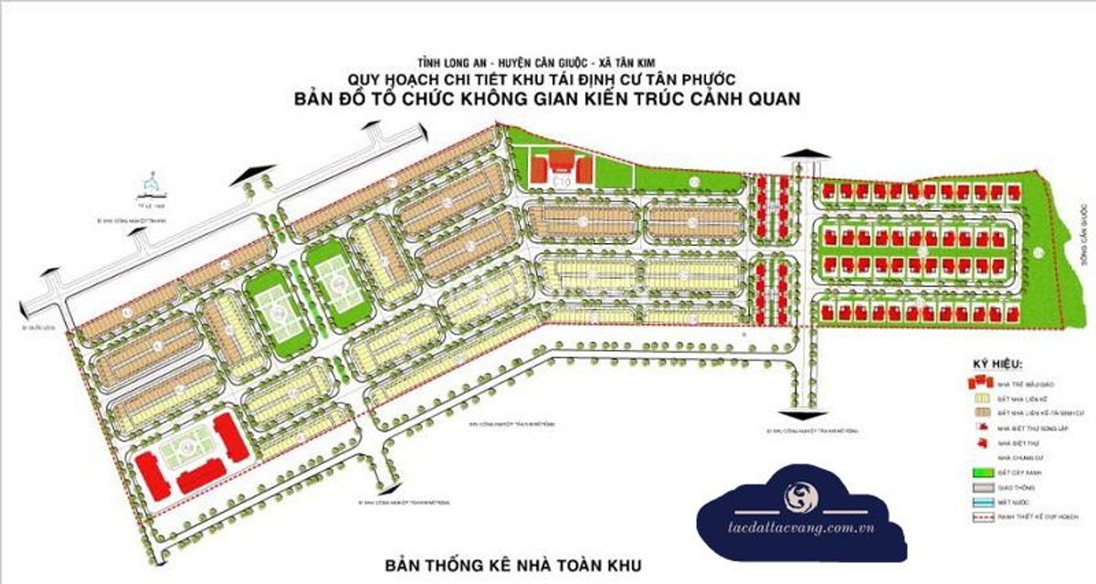 Mặt bằng khu dân cư Tân Kim giai đoạn 2