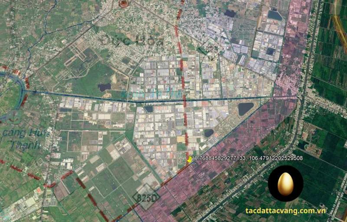 Bản đồ trục động lực Đức Hòa