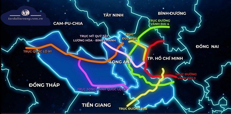 Sáu trục động lực kinh tế tỉnh Long An