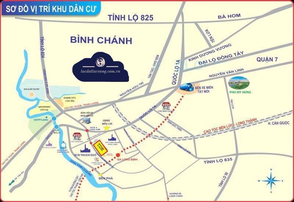 Vị trí khu dân cư Ela Garden