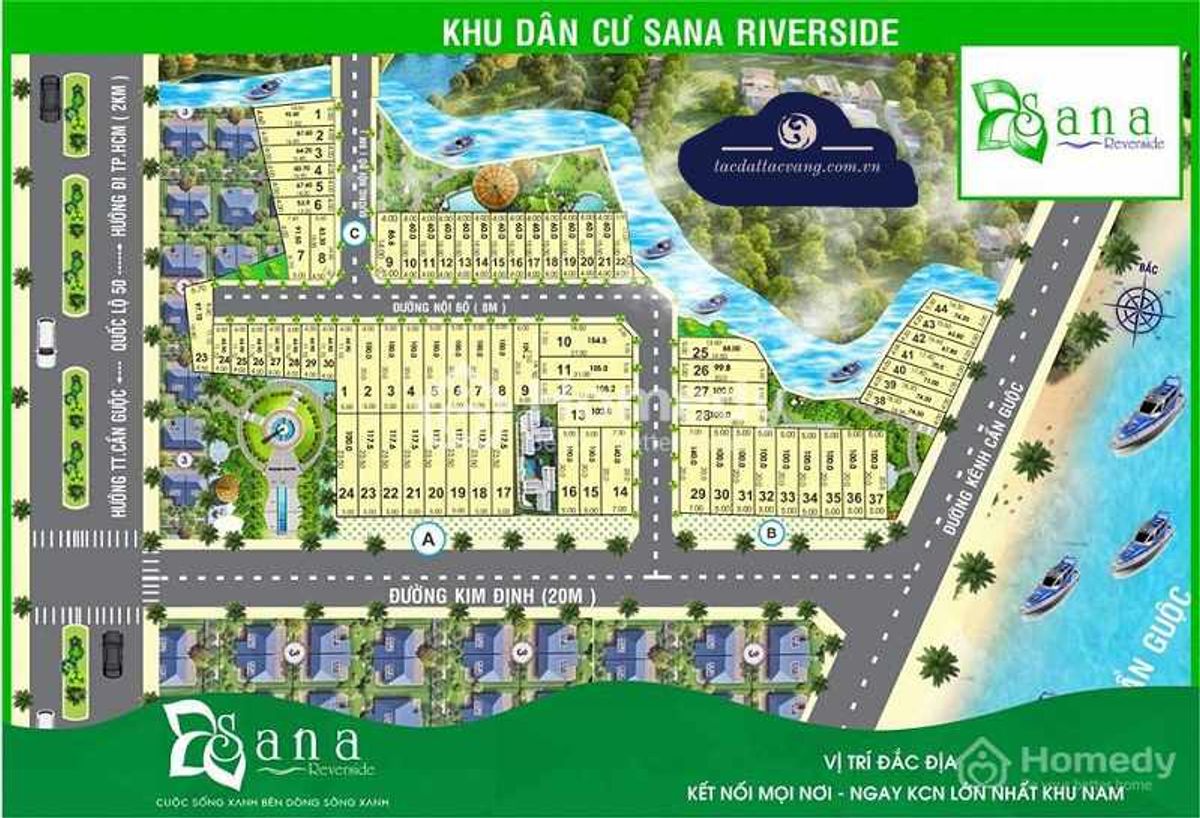 Mặt bằng dự án Sana Riverside