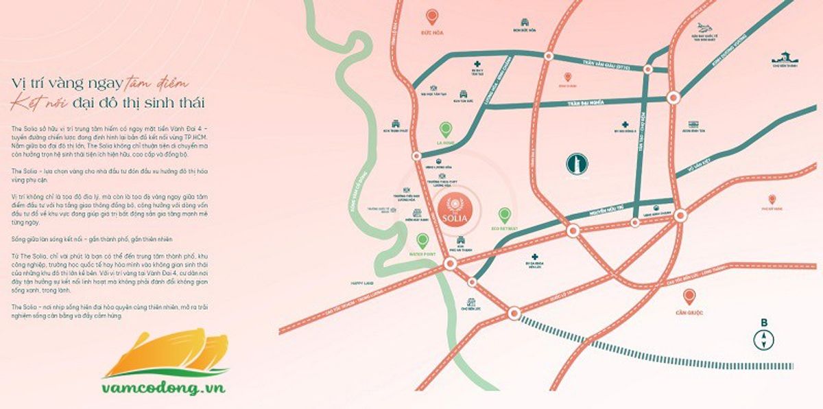 Kết nối giao thông dự án The Solia