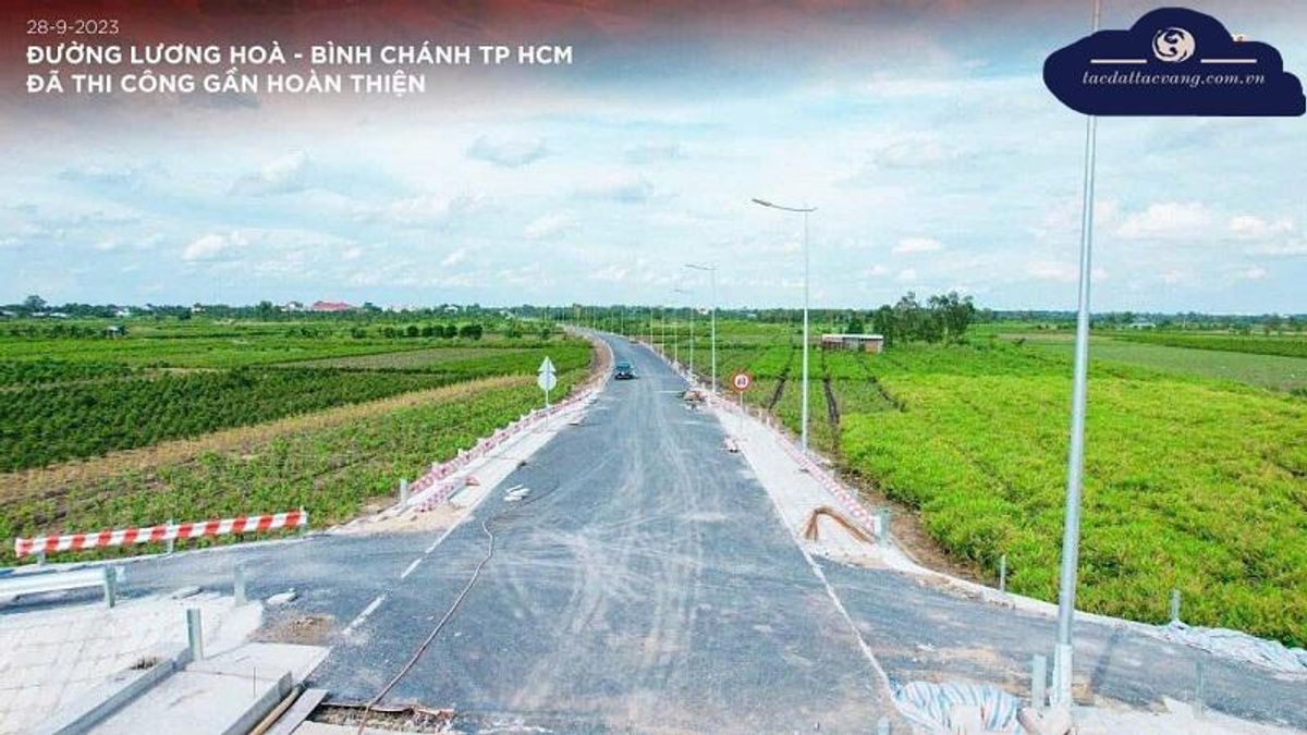 Tiến độ đường Lương Hòa - Bình Chánh